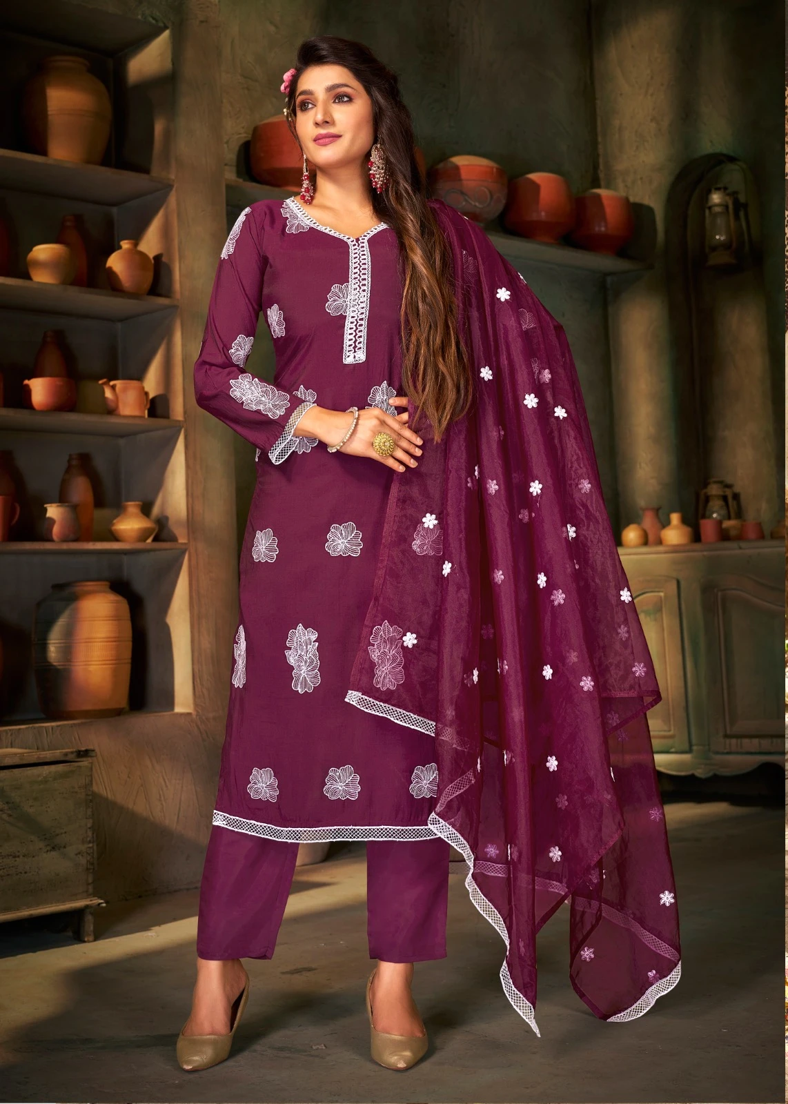 Banwery Peri Peri Heavy Russian Silk Wholesale Readymade Salwar Suit Catalog — Wholesale Readymade Suit, Banwery wholesale from Surat - Gallery Image 12